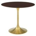 thumbnail image 1 of Lippa 36" Wood Dining Table Gold Cherry Walnut, 1 of 5