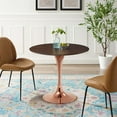 thumbnail image 1 of Modway Lippa 36" Wood Dining Table in Rose Cherry Walnut, 1 of 3