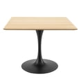 thumbnail image 1 of Modway Lippa 40" Wood Dining Table in Black Natural, 1 of 6