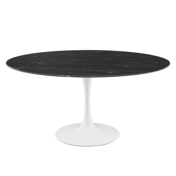 Lippa 60" Artificial Marble Dining Table