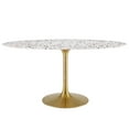 thumbnail image 1 of Lippa 60" Oval Terrazzo Dining Table, 1 of 6