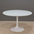 thumbnail image 1 of Lippa Round MDF Top Metal Base 48 Inch Dining Table, 1 of 5