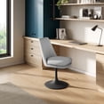 thumbnail image 1 of Lippa Swivel Dining Chair in Black Light Gray, 1 of 10
