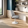 thumbnail image 1 of Lippa Swivel Dining Chair in White Light Gray, 1 of 10
