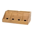 thumbnail image 1 of Lipper 812 Bamboo Wood Charging Station For Cell Phones/iPads/Tablets, 1 of 3