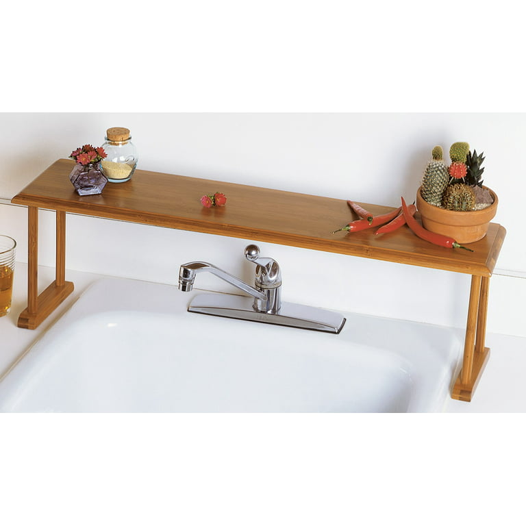 Lipper Bamboo Over-The-Sink Shelf 