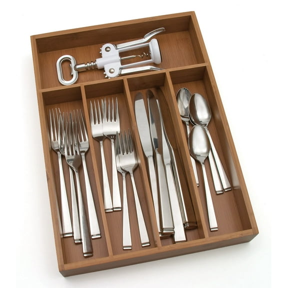 Lipper Bamboo Utensil Organizer