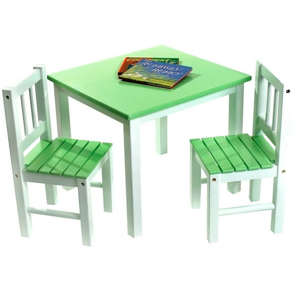 Lipper Child's Table & Chairs 3-Piece Set, Multiple Colors