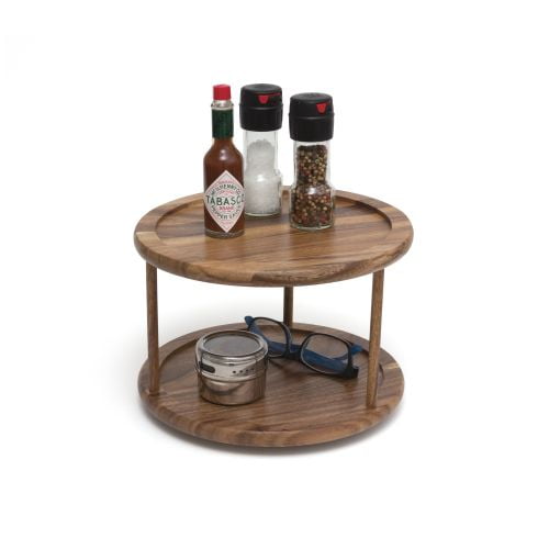 Acacia 2 Tier Turntable