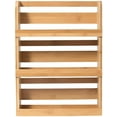 thumbnail image 1 of Lipper International 8840 Bamboo 3-Tier Spice Rack, 2.75-inch Depth Accommodates many Types of Spice Jars, 1 of 5
