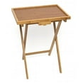 thumbnail image 1 of Lipper International  Bamboo Individual Snack Table with lip, 1 of 1