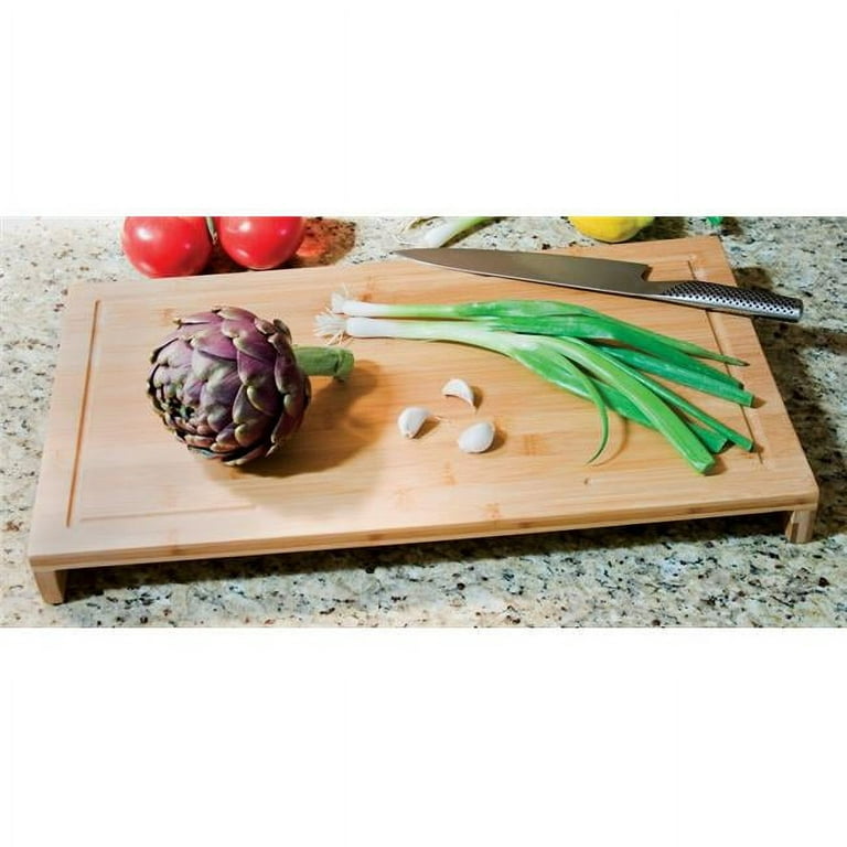  Lipper International 8841 Bamboo Wood Over-the-Sink Expandable  Cutting Board, 34 x 11 1/2 x 3/4: Home & Kitchen