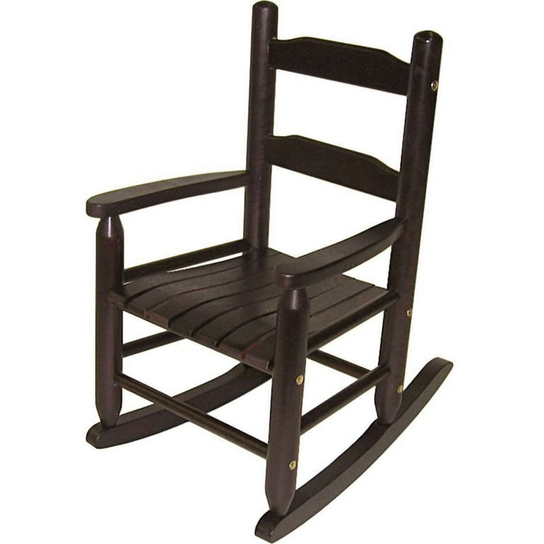 Lipper International Child s Rocking Chair Espresso Finish Walmart