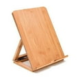 thumbnail image 1 of Lipper International Compact Convenient Folding Home Wood Tablet Stand, Bamboo, 1 of 4