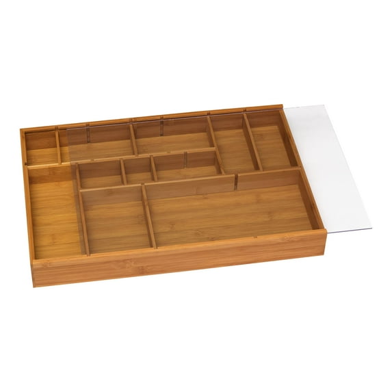 Lipper International - Desk drawer organizer - bamboo