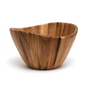 Lipper International Large Wavy Bowl, Acacia