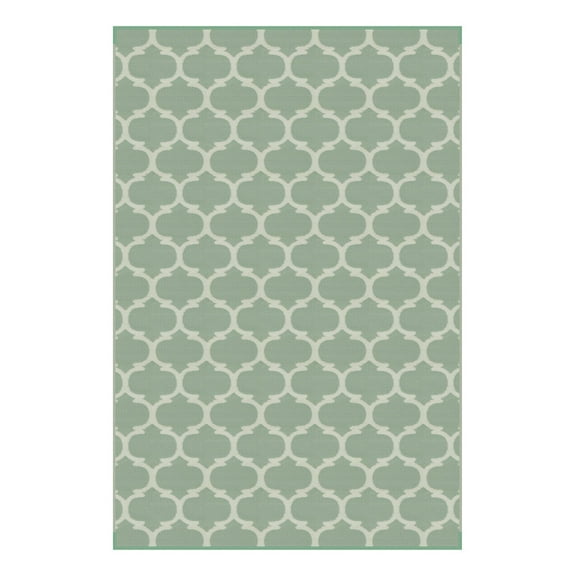 Lippert 2021028028 All Weather Patio Mat - 8' x 12', Green