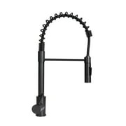 Lippert Components 2021090598 Faucet Flow Max Coiled Kitchen Faucet Black Matte