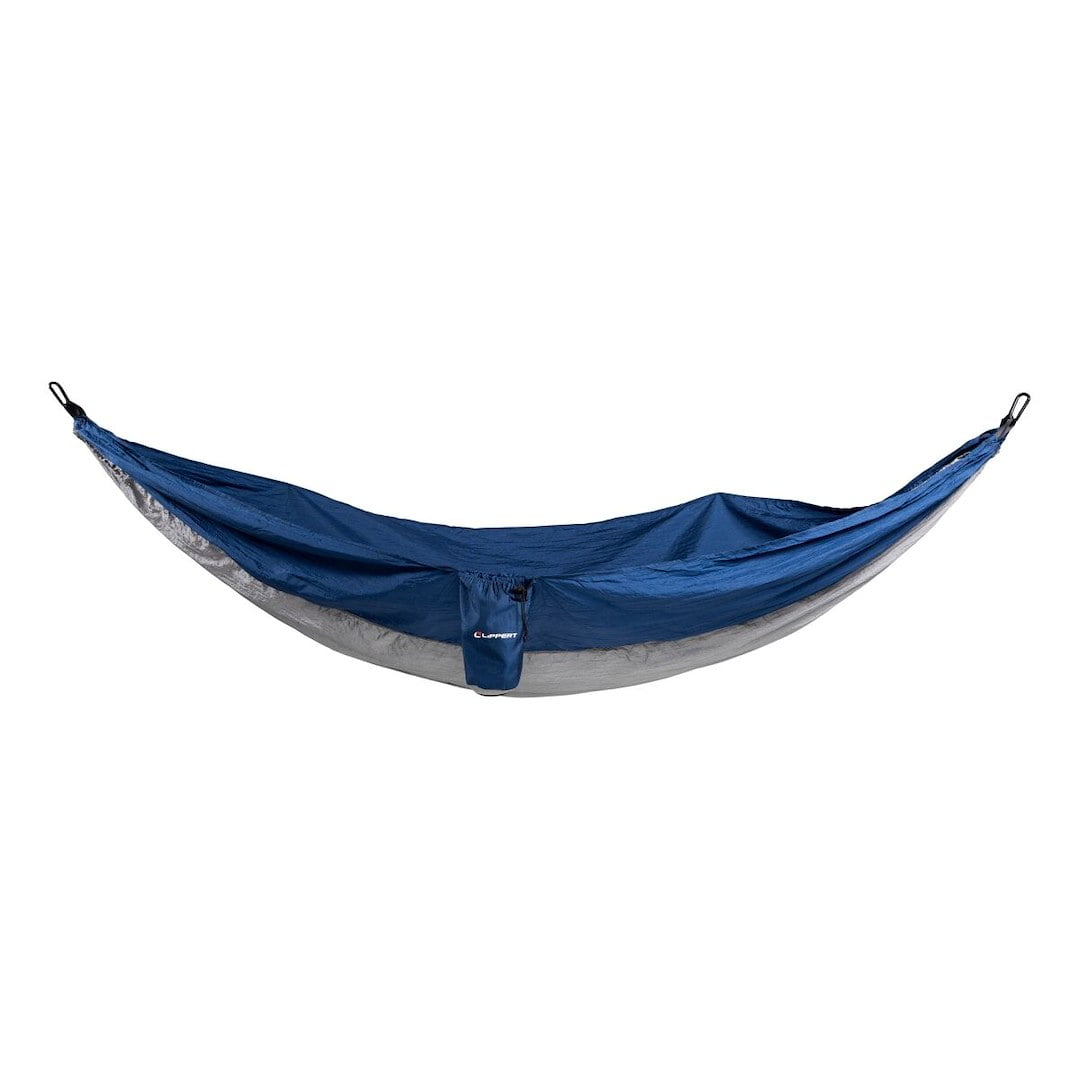 Blue Parachute Nylon Single Person Camping Hammock
