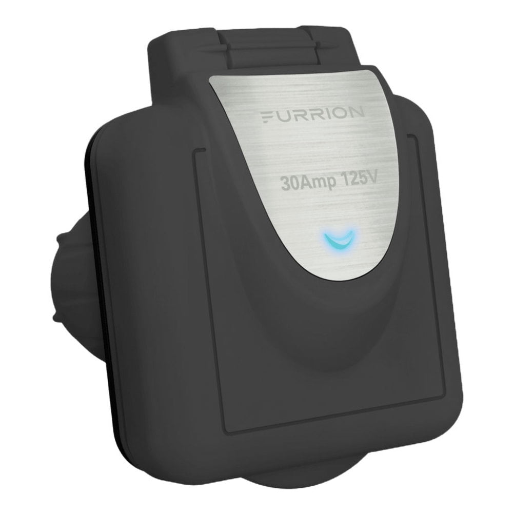 Square Power Inlet Lippert 2021123559 Furrion Square Powersmart Inlet - 30A, 125/250V ...