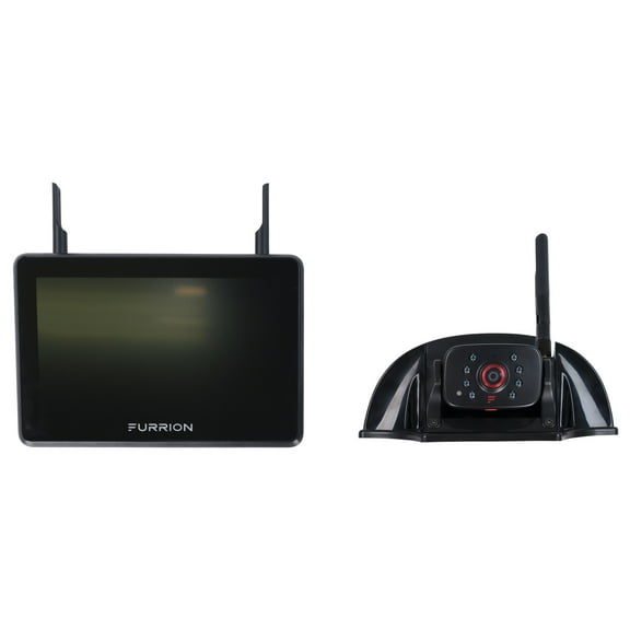 Lippert 2021124329 Furrion Vision S+ 7" Monitor and Sharkfin Camera with Bracket