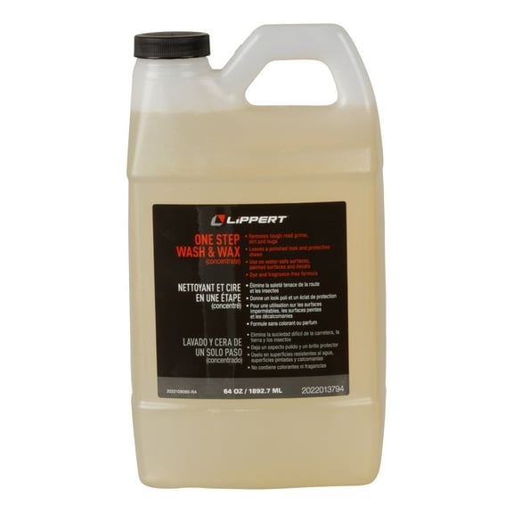 Lippert 2022013794 One Step RV Wash & Wax (Concentrate) - 64 oz.