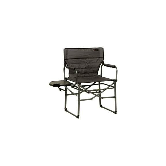 Lippert 2022120579 Scout XL Director Chair with Side Table - Dark Gray