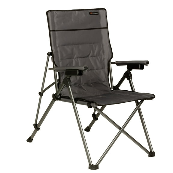 Lippert 2022120581 Sun Soaker Reclining Camping Chair - Dark Gray