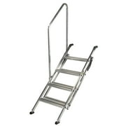 Lippert 2023024500 Victory Step Toy Hauler & RV Patio Steps with Entry Assist Handrail - Triple