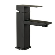 Lippert 2024025313 Flow Max Square Bathroom Faucet - Black Matte