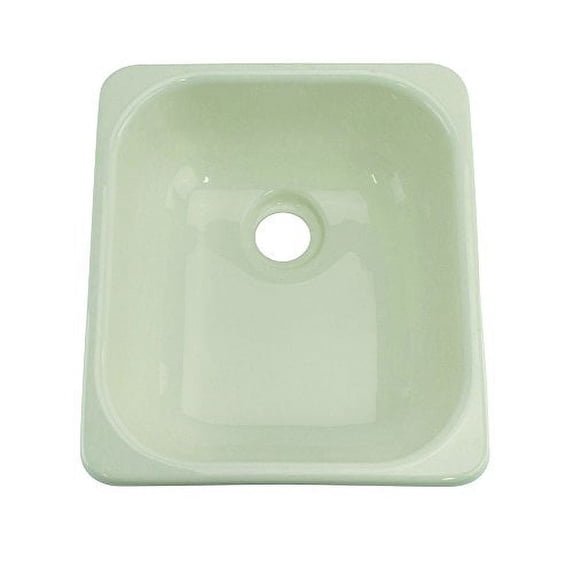 Lippert 209351 Better Bath 13" x 15" Square Galley/Kitchen Sink Parchment