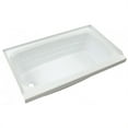 thumbnail image 1 of Lippert 209372 Better Bath RV Bath Tub 24" x 36" Left Hand Drain Parchment, 1 of 6