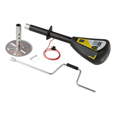 Lippert 643589 Black 3500 lb. Capacity 18" Stroke RV Smart Jack
