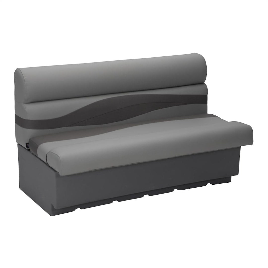 Lippert Taylor Made 17" Left Arm Pontoon Chaise Lounge - Marine-Grade Vinyl & Steel Frame For Boats