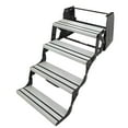 thumbnail image 1 of Lippert Alumi-Tread 4-Step Manual RV Entry Step Aluminum Lightweight Durable, 1 of 11