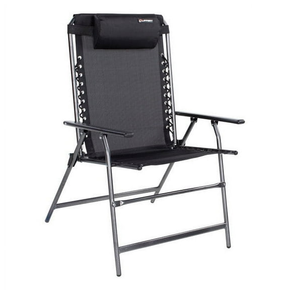 Lippert Allweather Mesh Bungee XL Deck Chair - Black (2021000202)
