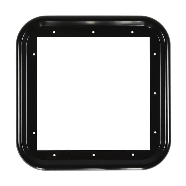 Lippert Components 2022107546 Water Heater Door Trim Ring, Black