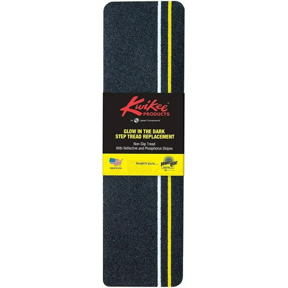 Lippert Components 379600 Replacement Tread (Glow in The Dark) (REPLACEMENT TREAD, GLOW in The DARK, 6" X 21" (909342000)