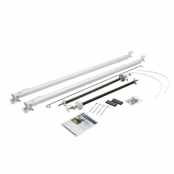 Lippert Components 434718 White, 68" to 81" Classic Universal Hardware Kit, RV Awnings