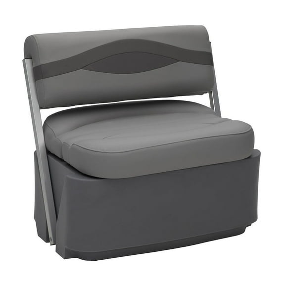Lippert Components 803555 Pontoon Furn Flip Flop Seat, Charcoal