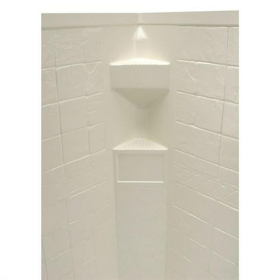 Lippert Components M6V-306203 9.5 in. Rise Apron Neo Angle RV Shower Surround