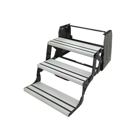 Lippert Components Multicolor, 12" x 12", Aluminum RV Steps, Anti-Slip Treads, Lightweight Design