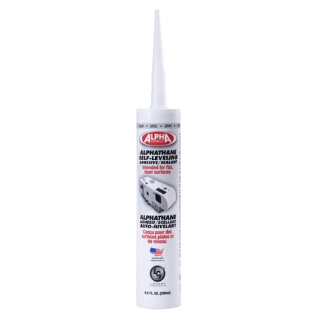 Lippert Components N512103TLCI 5121 ALPHATHANE 100% Solids Self-Leveling Sealant, Gray (9.8 Oz. Tube)