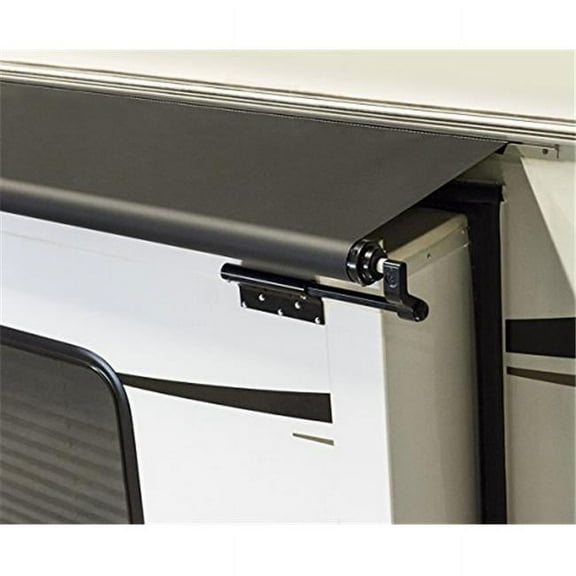 Lippert Components Solera Black Slider Awning with Black Weatherguard