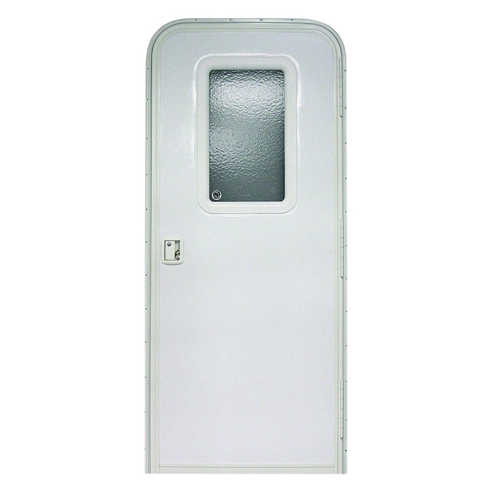 Lippert Components V000431028 - 26"W x 72"H White Oblong Entry Door