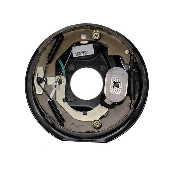 Lippert Components 298275; 12'' X 2'' Electric Trailer Brake Assembly; 5-Bolt; 5,200-8,000-lb. Hybrid Axles; Left (Driver) Side
