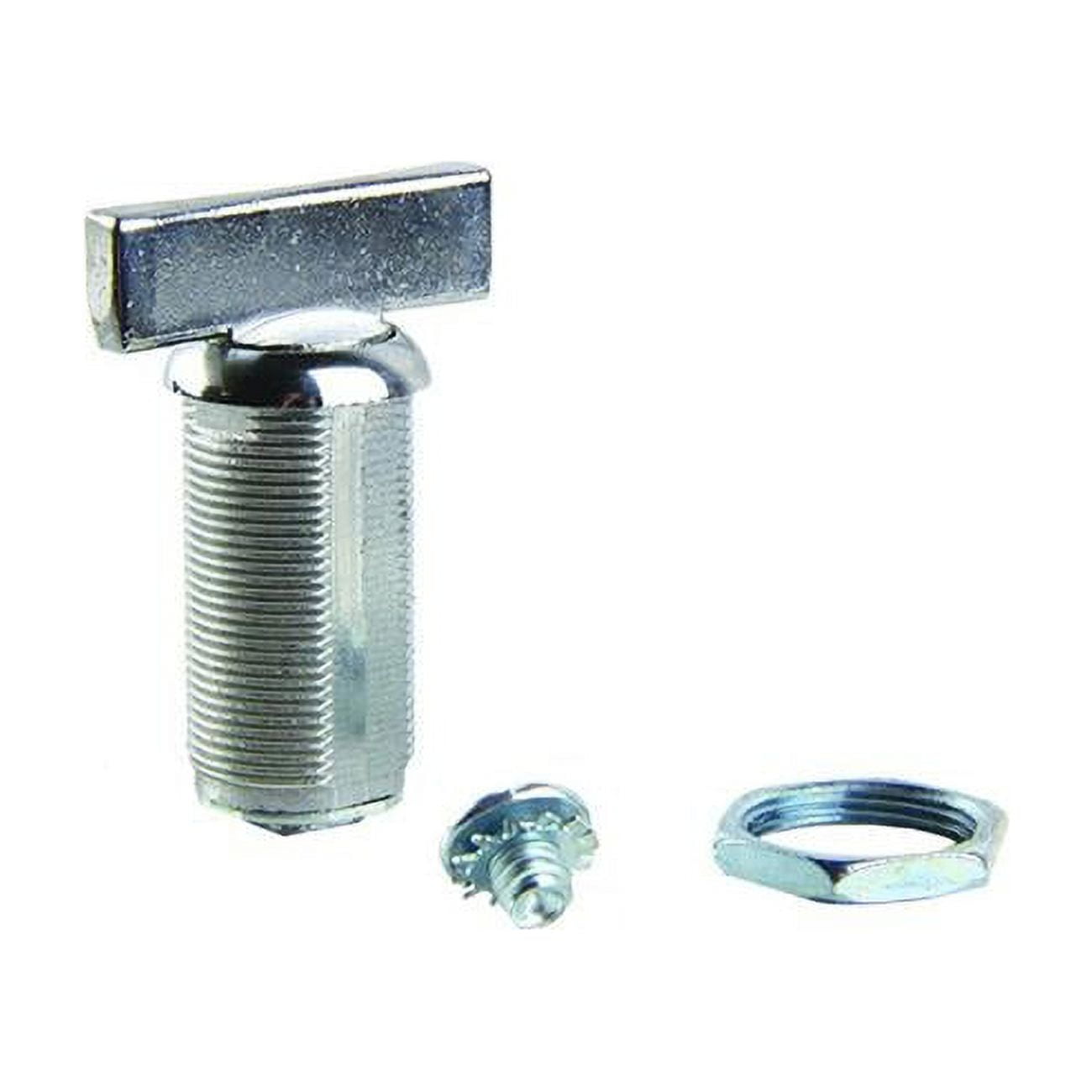 Lippert RV Baggage Door Turn Latch, Chrome 1.38 in.