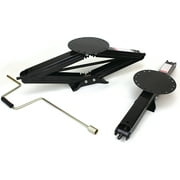 Lippert Scissor Jack, Metal 1 lb, 6,000 lb, RV Stabilizers with Rust-Prohibitive Finish, 2 Pack
