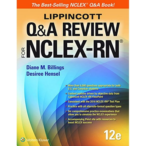 Pre-Owned Lippincott Q&A Review for Nclex-RN (Paperback) 1469886618 9781469886619