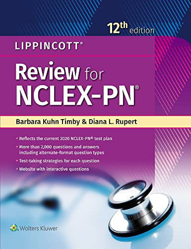 Pre-Owned Lippincott Review for NCLEX-PN [Paperback] Timby RN BC BSN MA, Mrs. Barbara Kuhn and Rupert, Diana